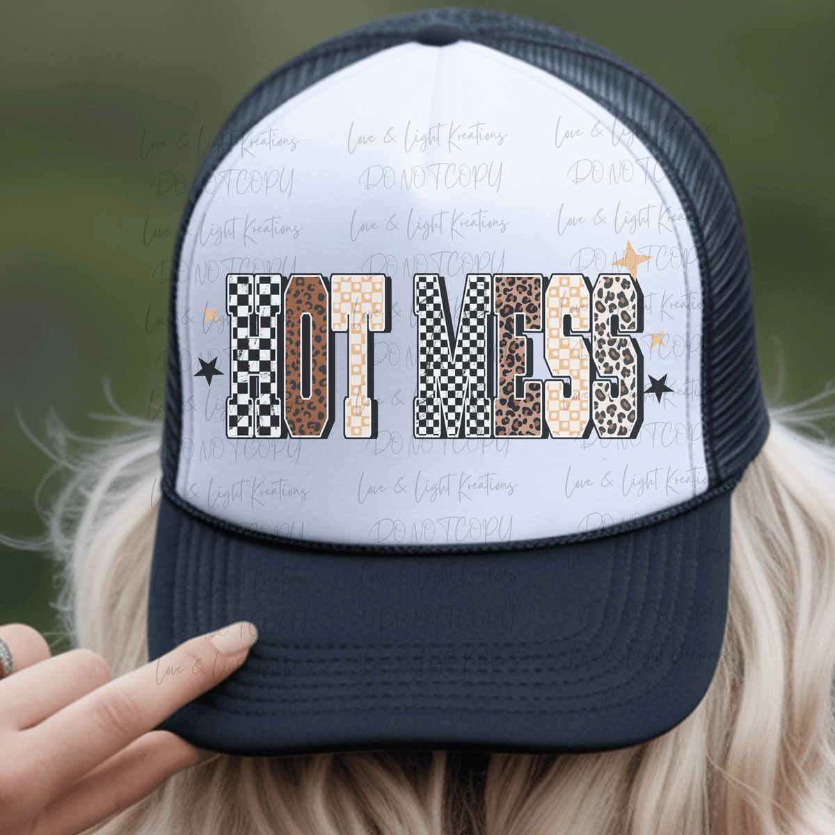 Hot Mess in Patterns Hat