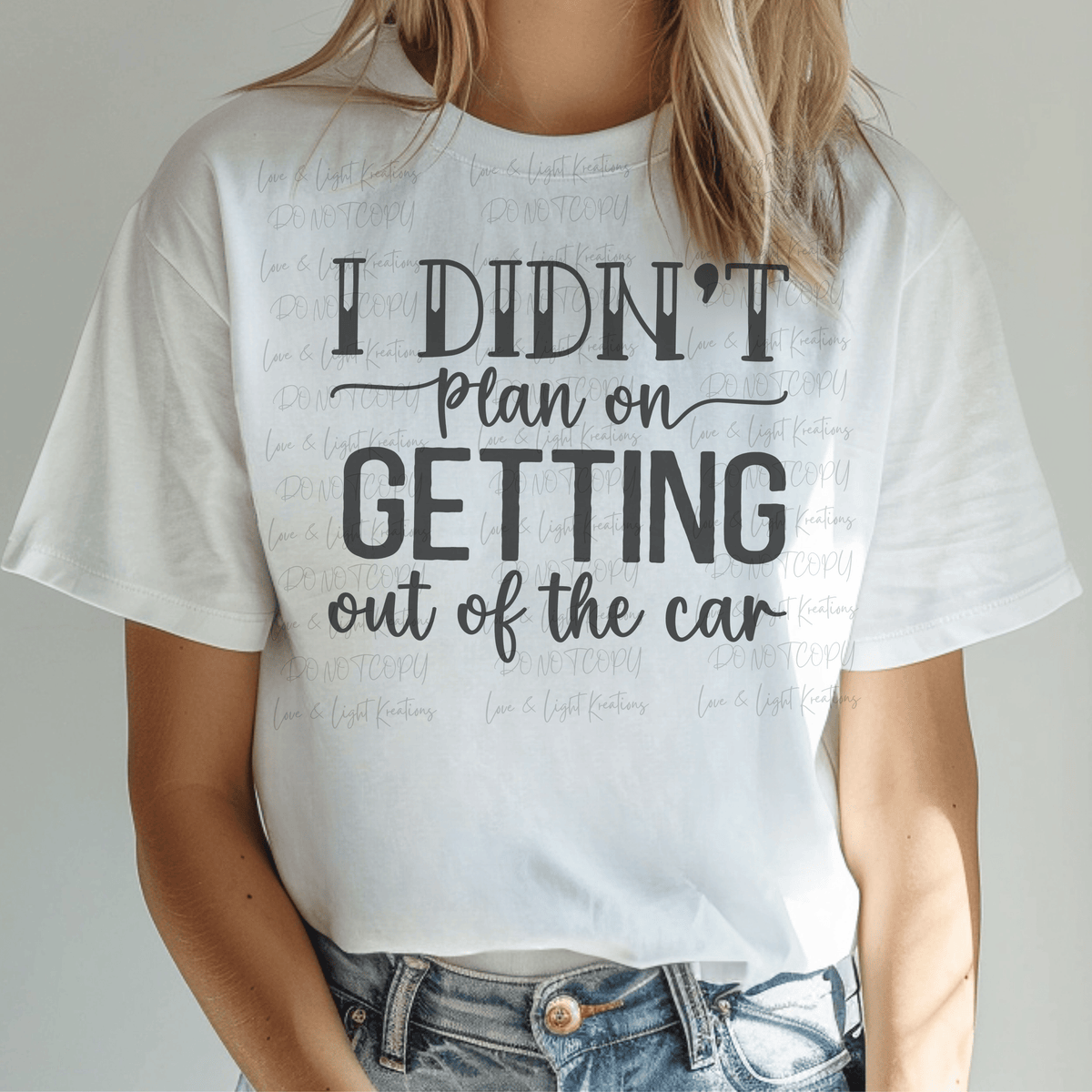 I Didn't Plan on Getting Out of the Car