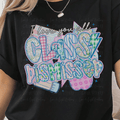 I Love You All Class Dismissed with Preppy Patterned Letters with Script White Letters