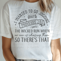 I Wanted to Go Jogging but Proverbs Says Wicked Run