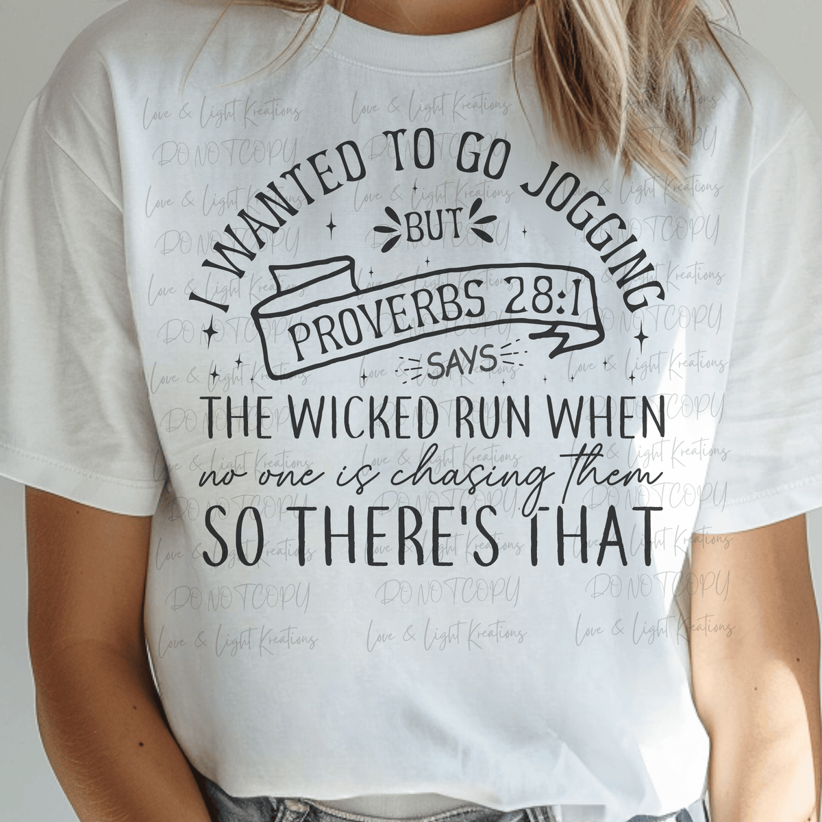 I Wanted to Go Jogging but Proverbs Says Wicked Run