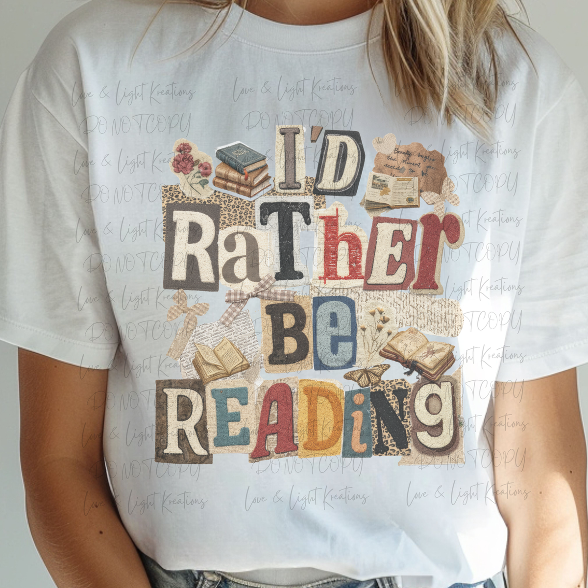 I'd Rather Be Reading with Magazine Letters