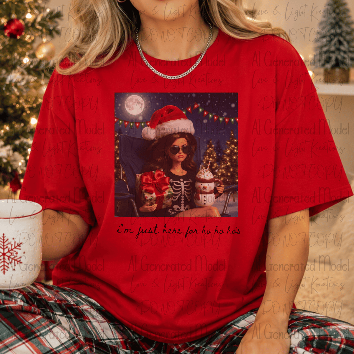 I'm Just Here for the Ho-Ho-Ho's Black
