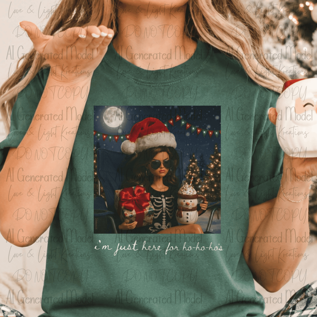 I'm Just Here for the Ho-Ho-Ho's White