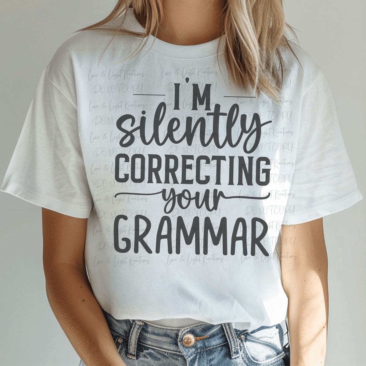 I'm Silently Correcting Your Grammar