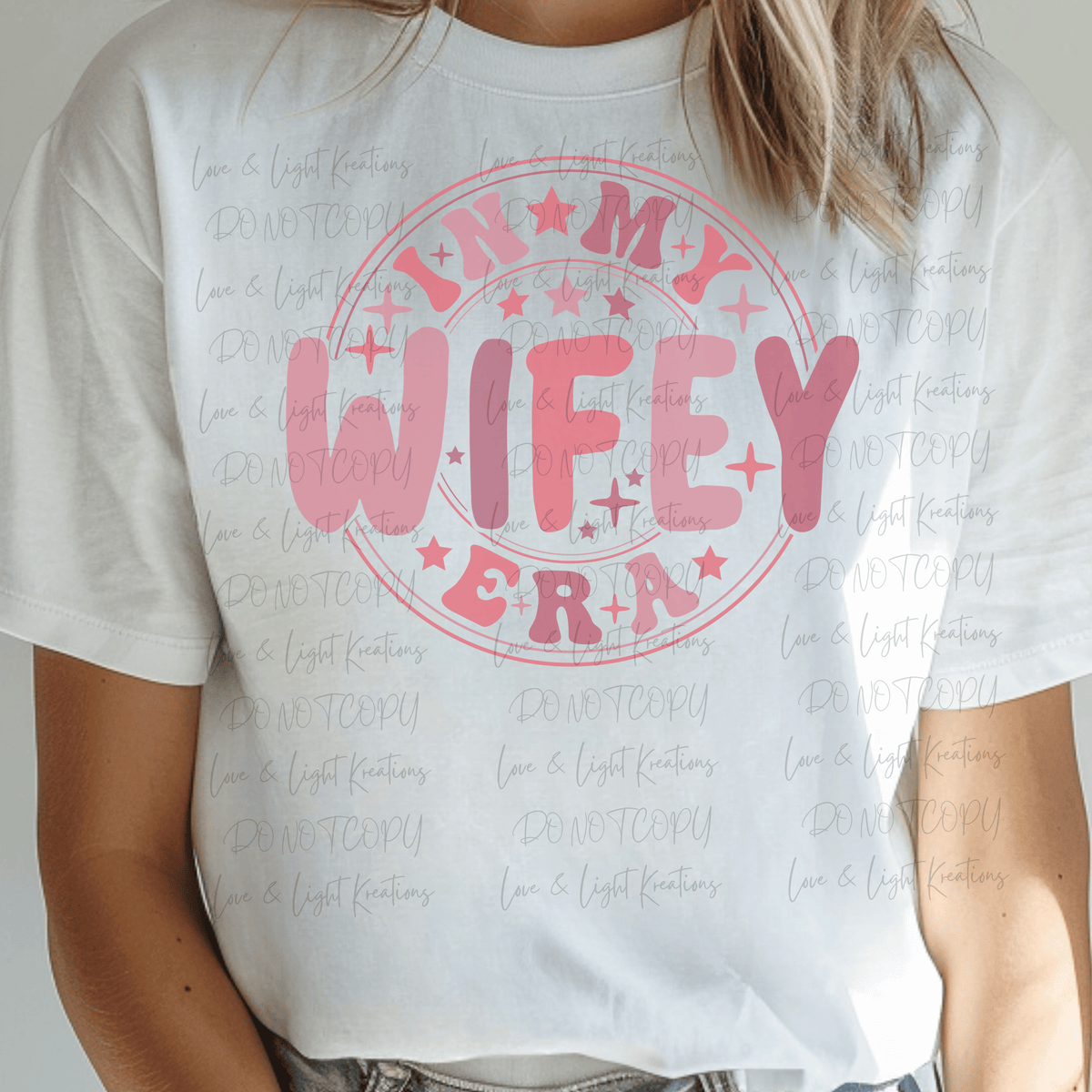 In My Wifey Era Shade of Pink Circle