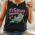 It's 5 O'Clock Somewhere with Crocodile in a Lounge Chair
