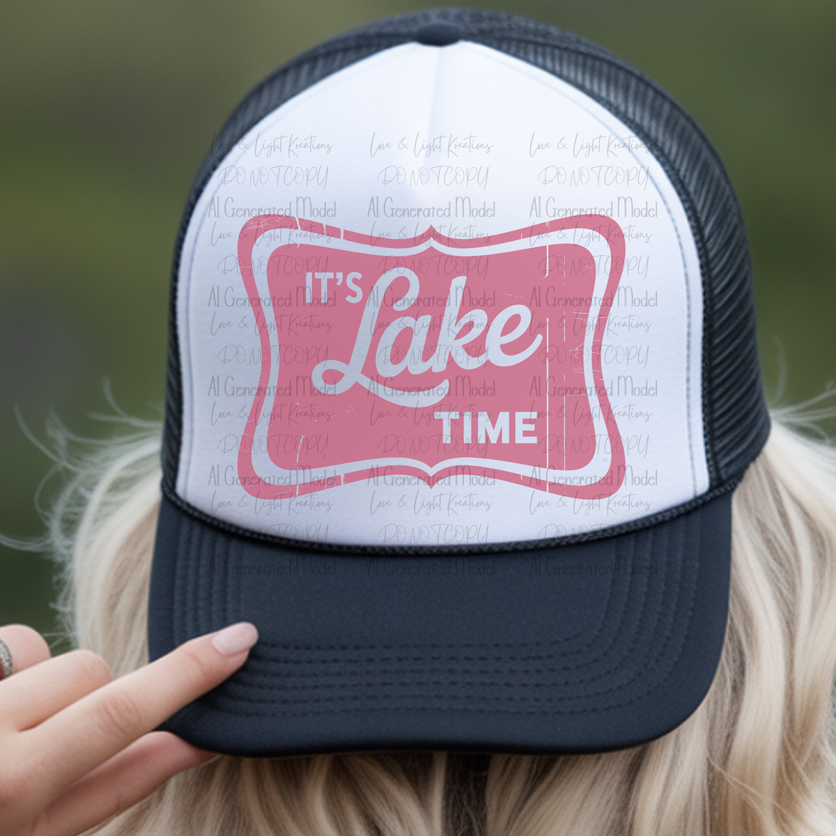 It's Lake Time Pink Patch