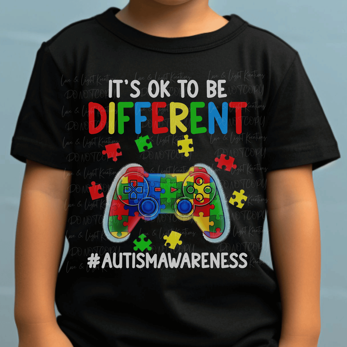 It's Okay to Be Different Autism Game Controller