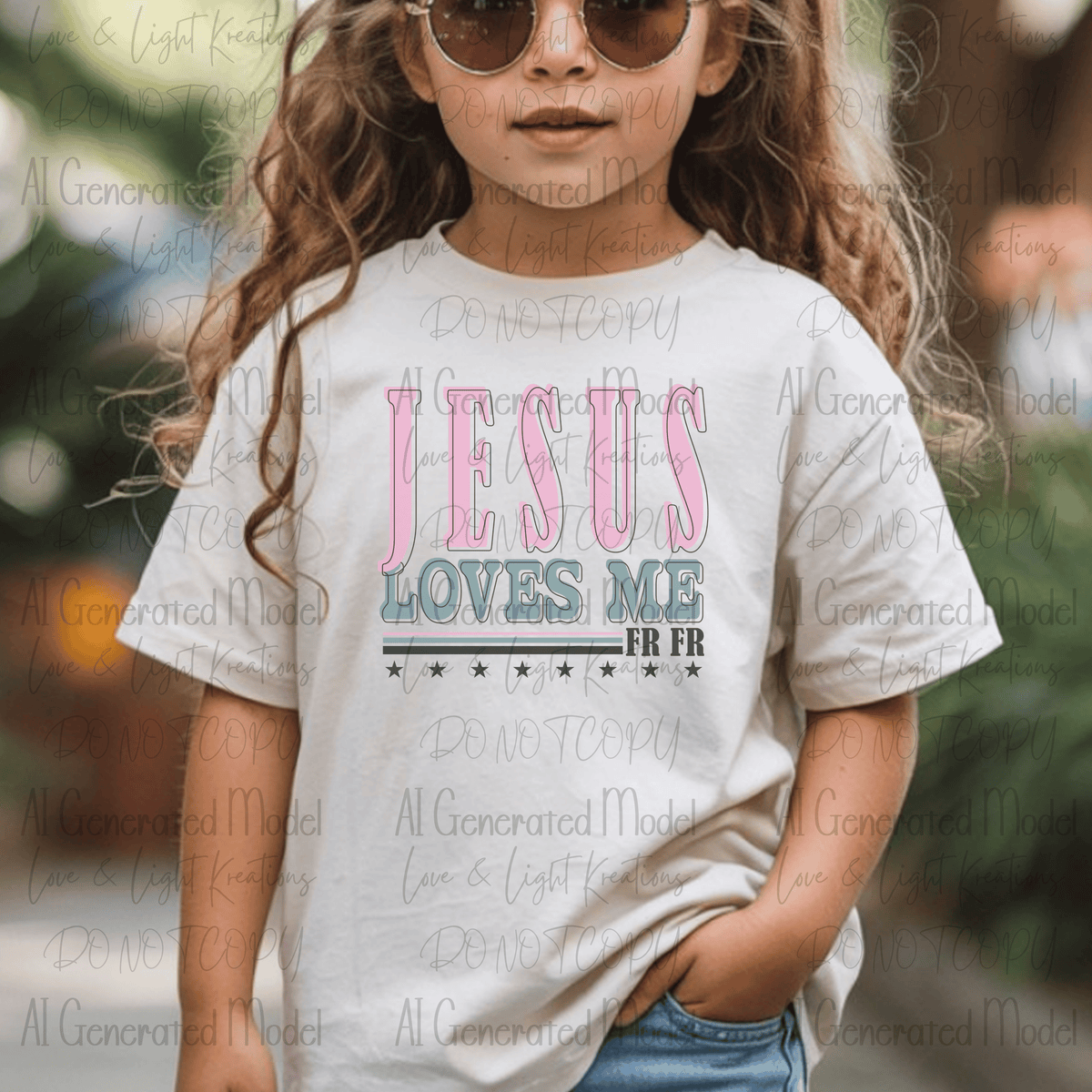 Jesus Loves Me For Real Pink