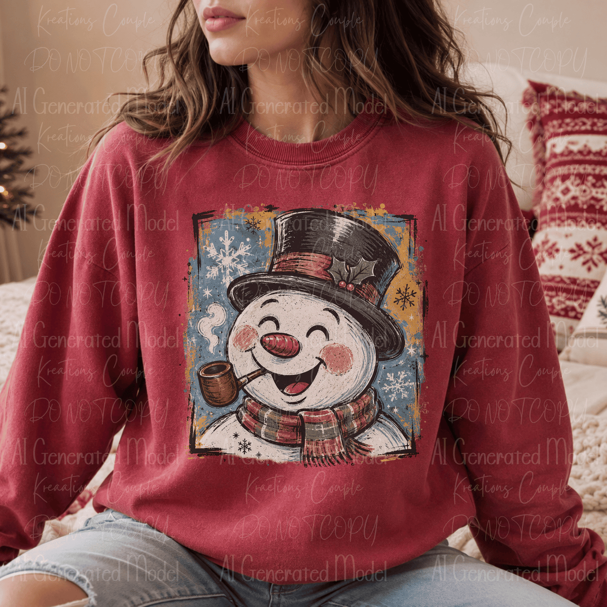 Jolly Snowman Christmas Cozy