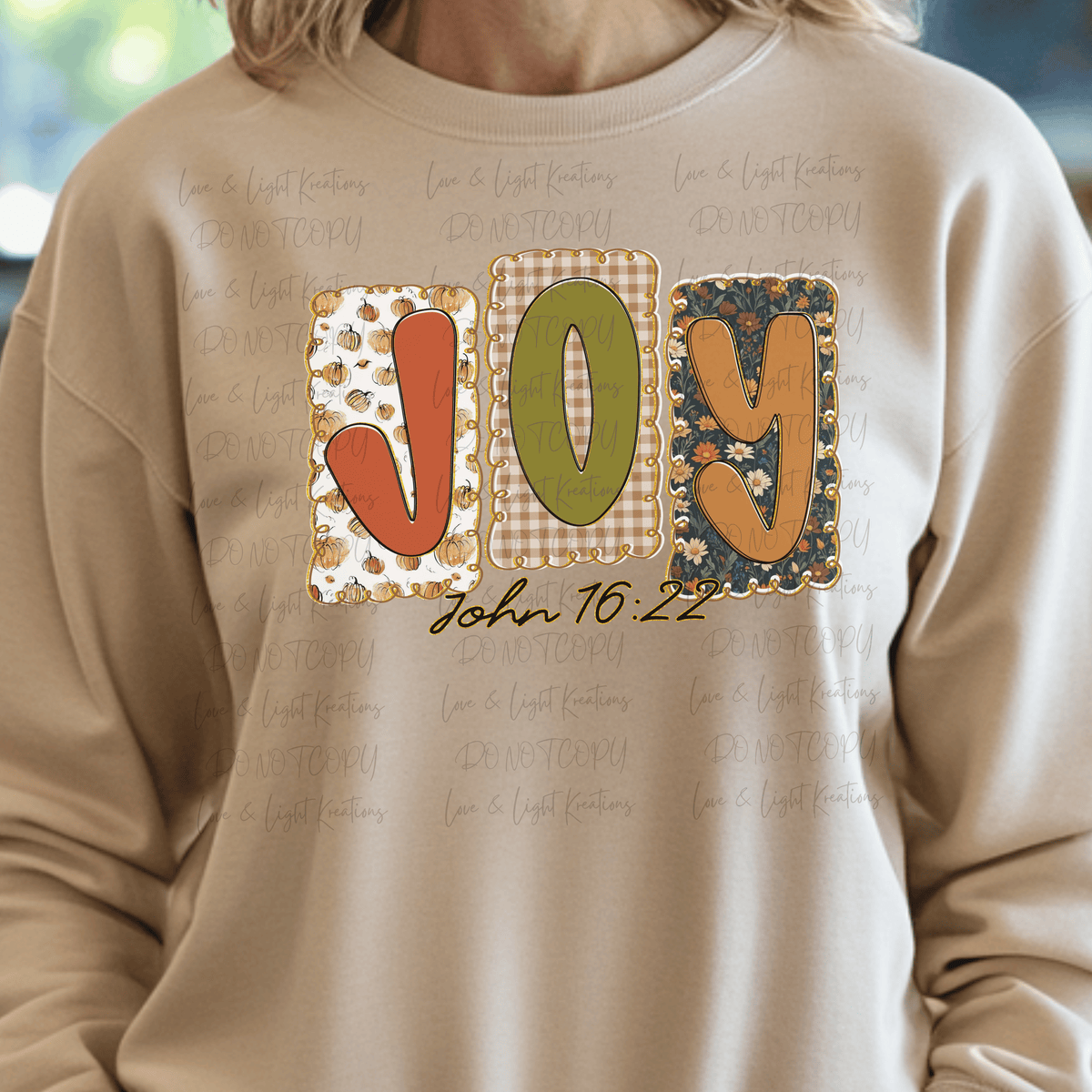 Joy Preppy Fall Stamp