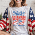 Just Here for the Wieners Bad Day to be a Hot Dog Distressed Red and Blue