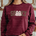 Lace Ghosts Leopard Spooky