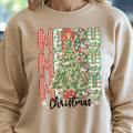 Lace Merry Merry Merry Christmas with Tree
