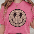 Leopard Lightning Bolt Smiley