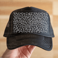 Leopard Print Hat Background White