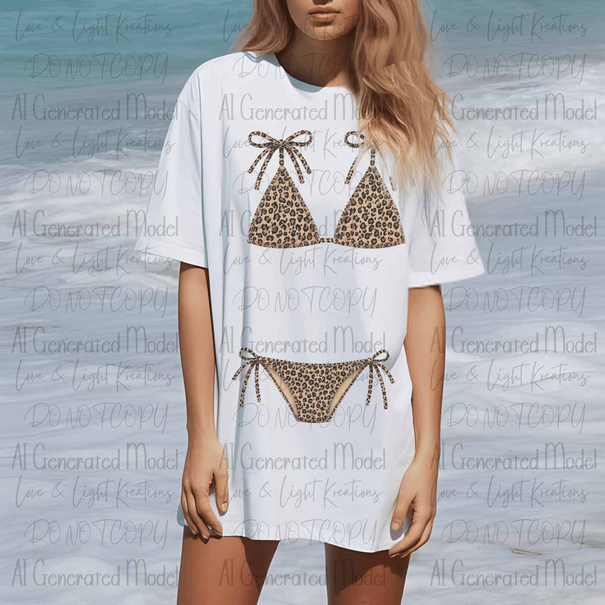 Leopard Print Swimsuit Bottom