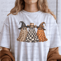 Leopard, Checkered, and Polka Dot Ghosts with Hats