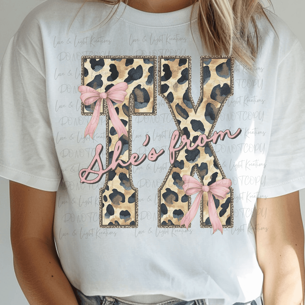 Leopard and Pink She's From Texas