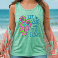 Life is Better in Flip Flops with Neon Flips Flops