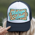 Light Blue Vintage Soul with Leopard Print