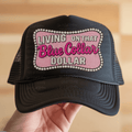 Living on the Blue Collar Dollar Pink with Pearls