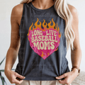 Long Live Baseball Moms Heart on Fire
