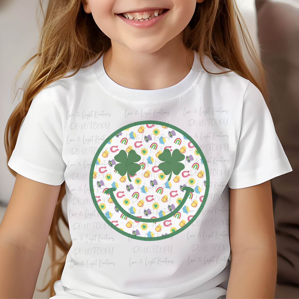 Lucky Charms St. Patrick's Smiley with Shamrock Eyes