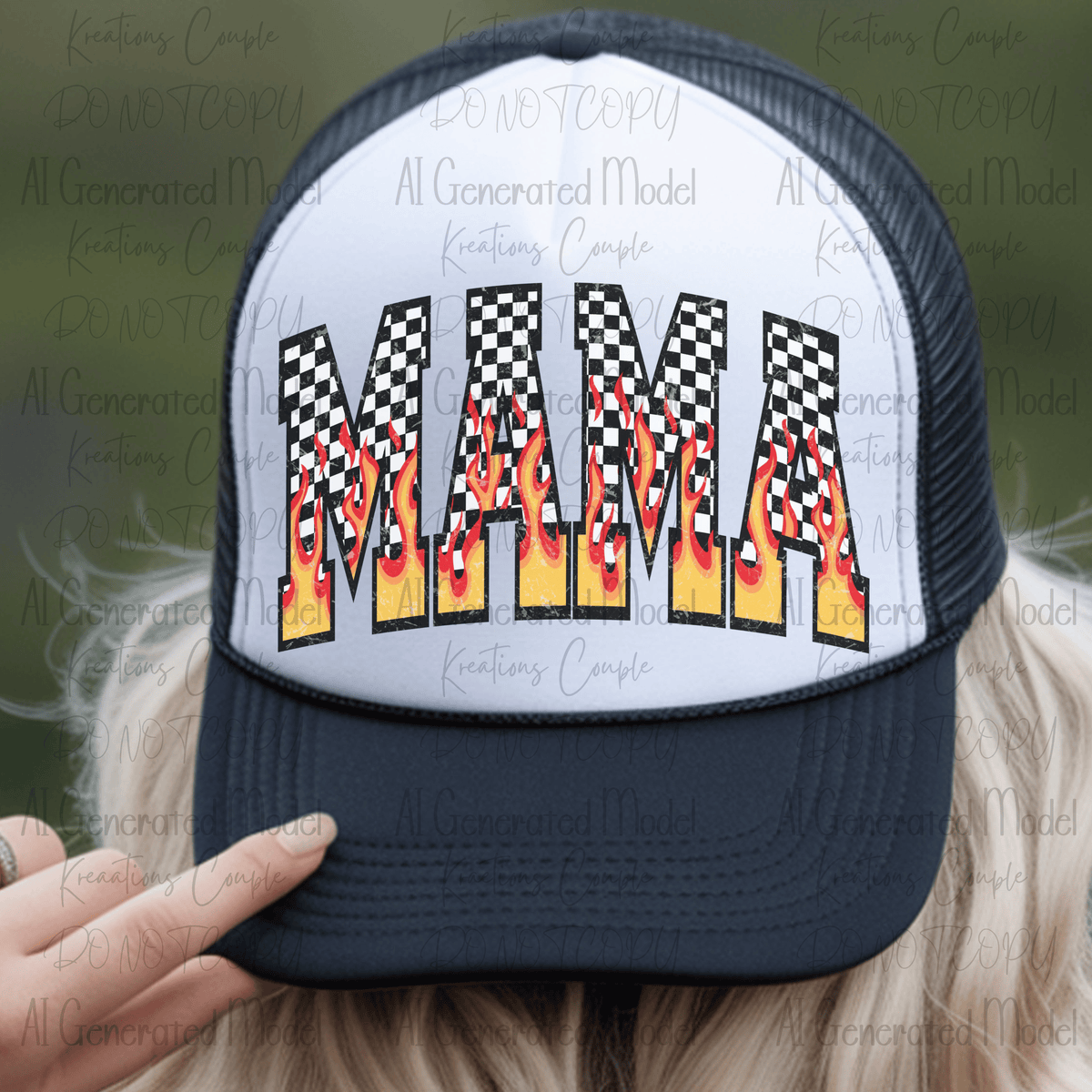 MAMA Checkered Flame