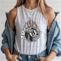 Magic 8 Ball with Dice Checker Flame with Tiger