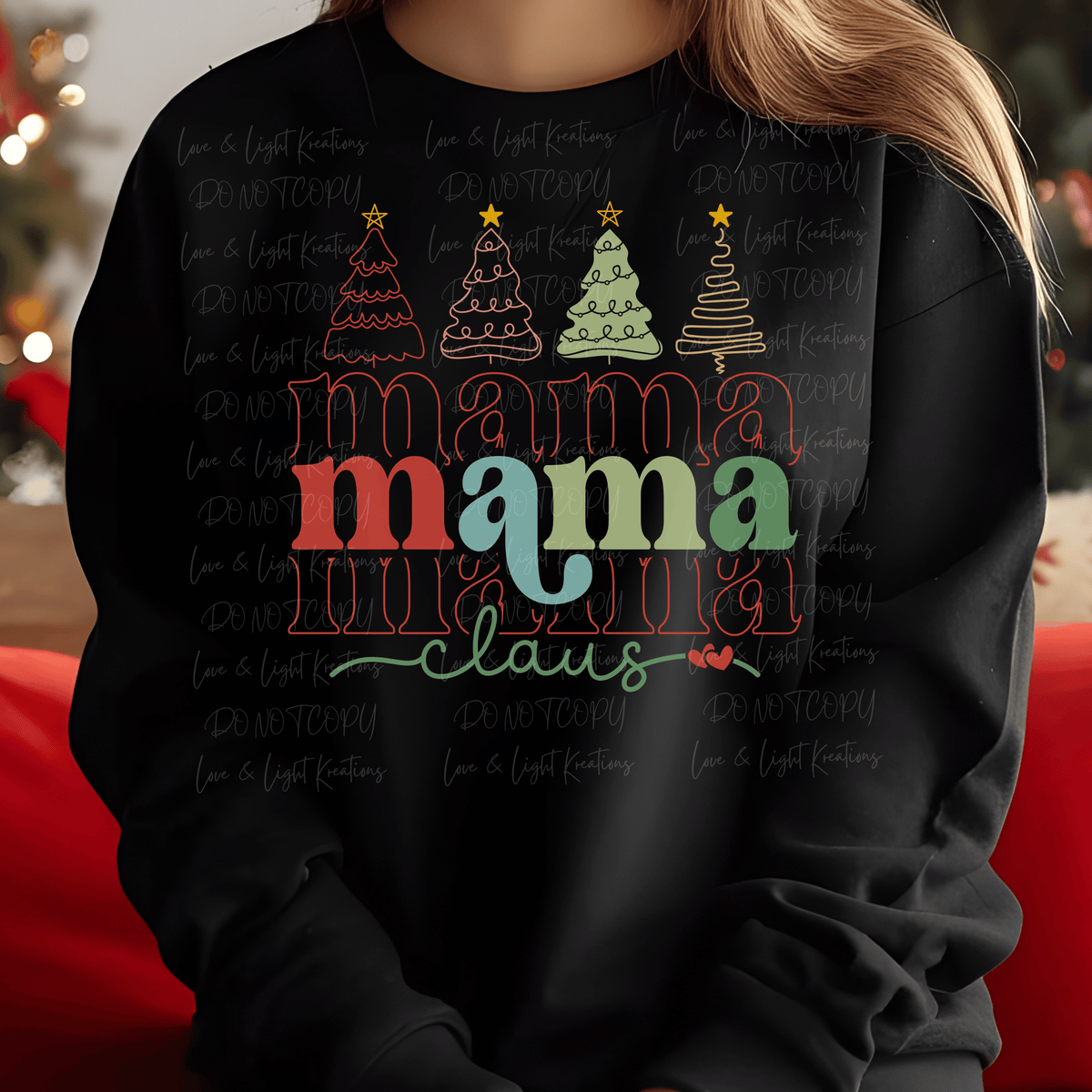 Mama Claus Christmas Doodle