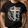 Lion Face and Cross