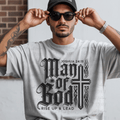 Man of God Rise Up and Lead with Cross in Black