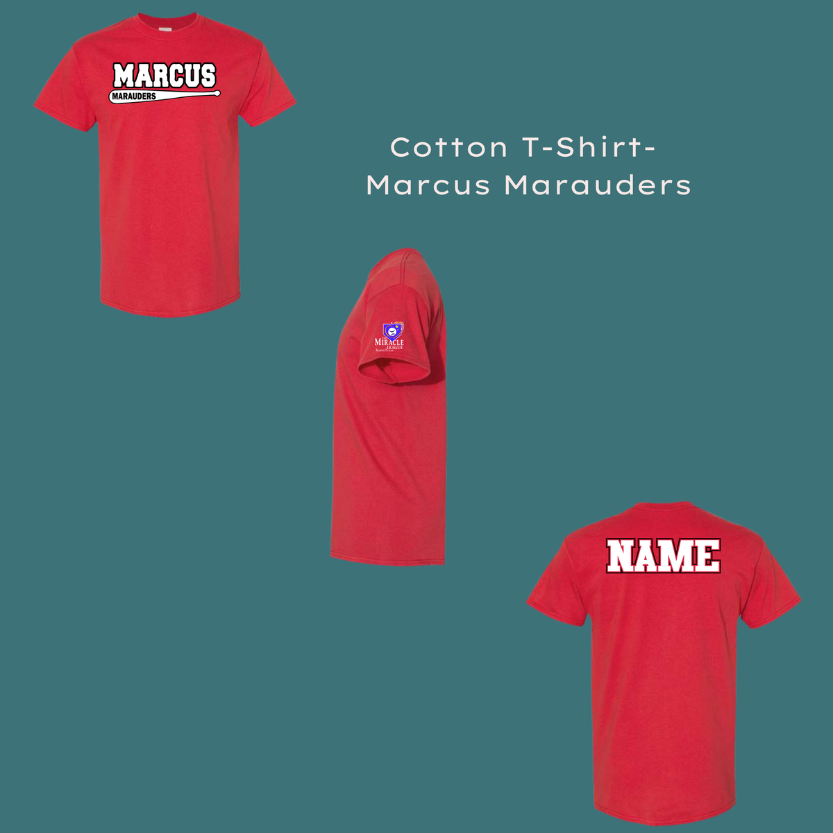 Miracle League of North Texas Fan Team Shirt