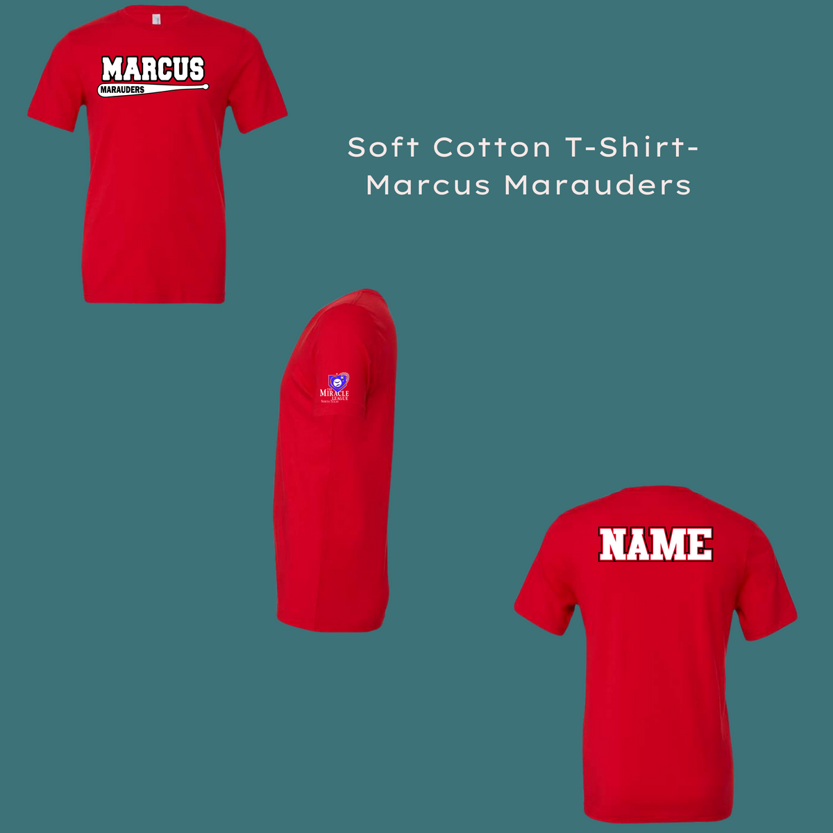 Miracle League of North Texas Fan Team Shirt