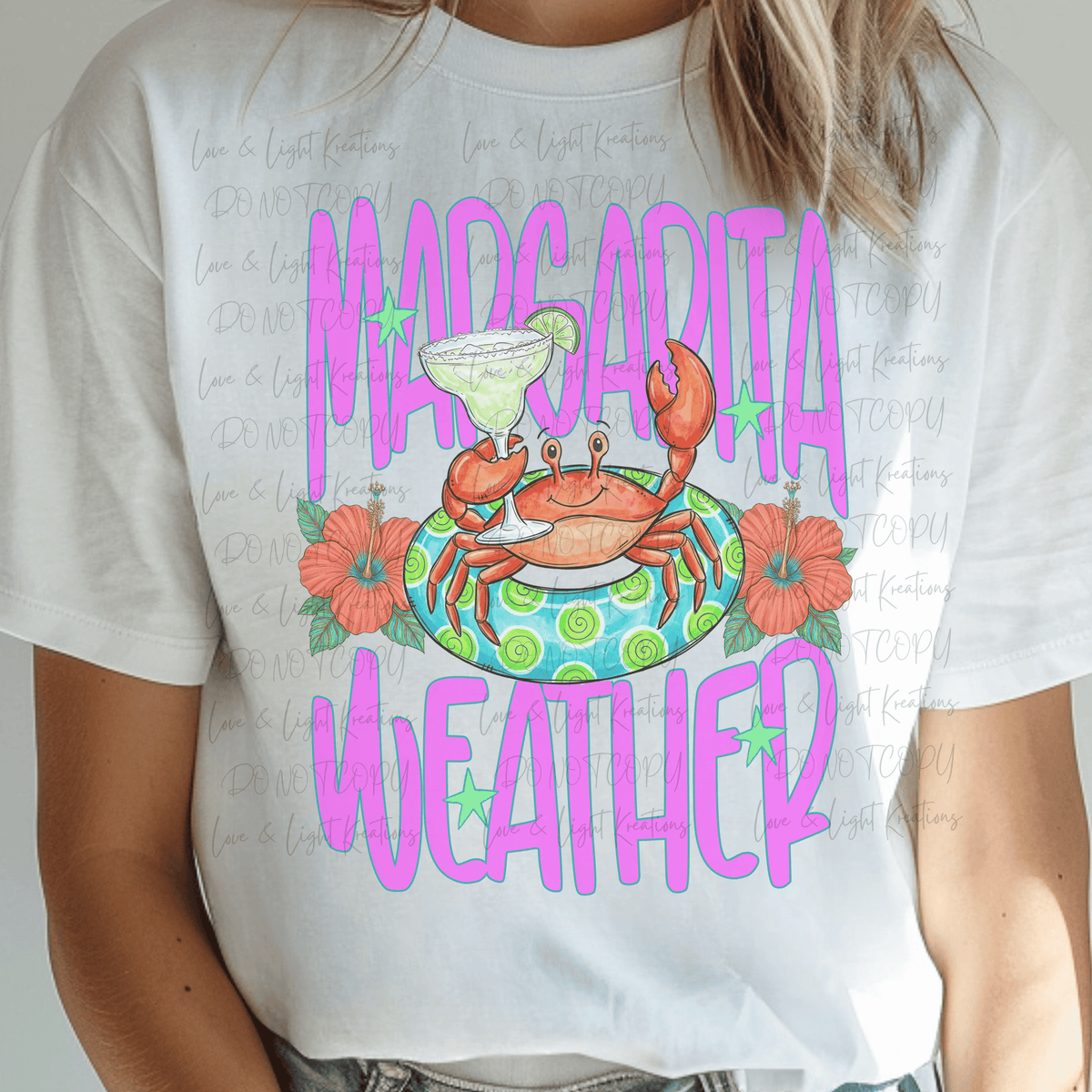 Margarita Weather with Crab and a Margarita