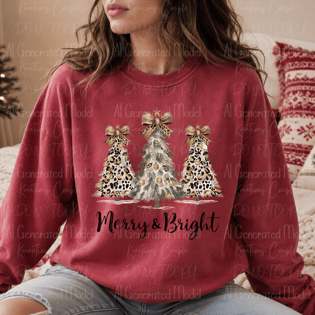 Merry Bright Leopard Christmas Tree