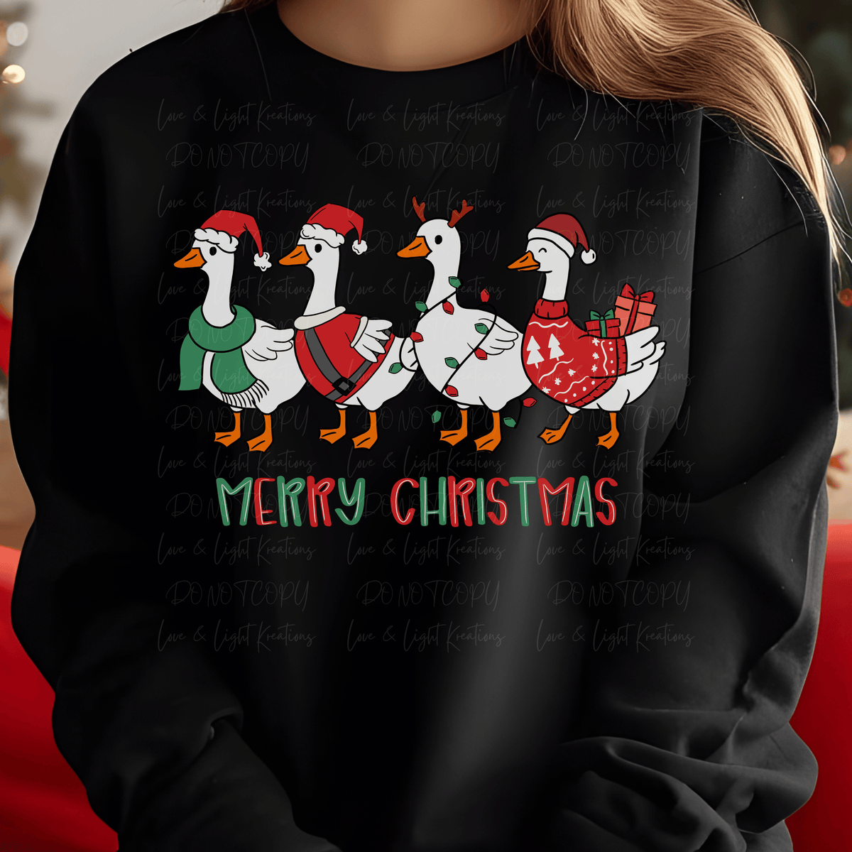 Merry Christmas Geese