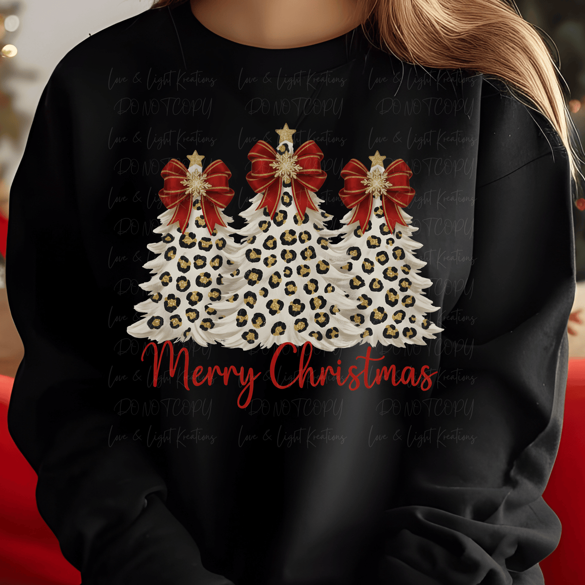 Merry Christmas Leopard Trees