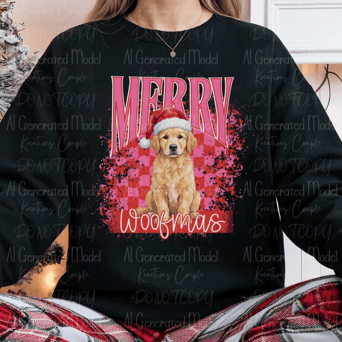 Merry Woofmas Golden Retriever