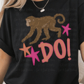 Monkey Do with Orange and Pink Stars