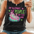 My Tolerance for People Last This Long Neon Zebra Floating Watermelon