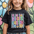 Neon Checkered Kindergarten Melting Smiley