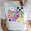 Neon Checkered Mascot Superstars