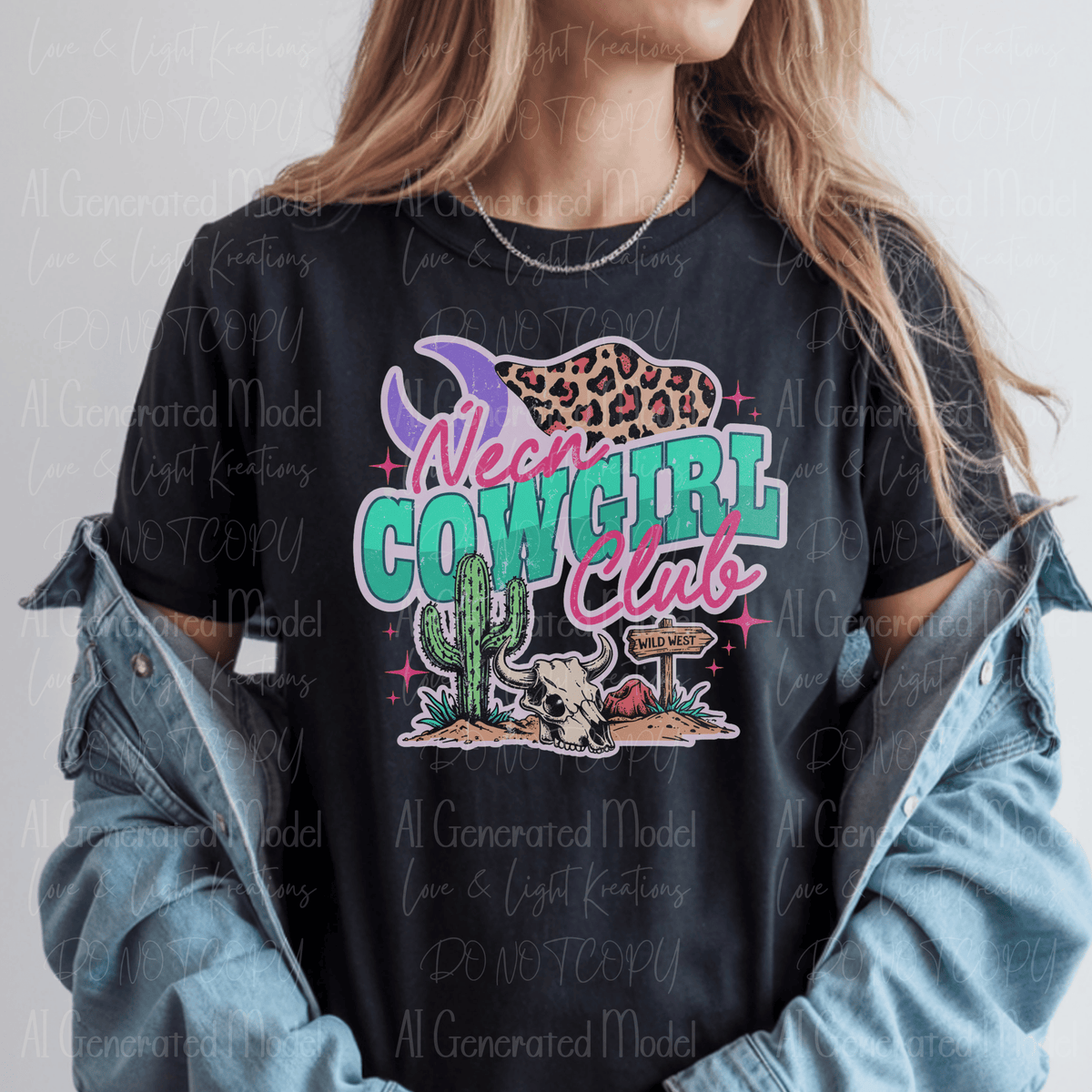 Neon Cowgirl Club Western