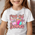Neon Feral Kid Summer with Juice and Beachball Pink