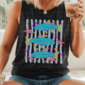 Neon Fish, Coquette Bows and Starfish with Blue Stripes