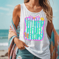 Neon Life's Better in Flip Flops Stamp
