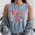 Neon Mom Juice Energy Drink cans and Stars